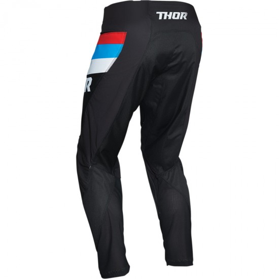 YOUTH PULSE RACER BLACK/BLUE/RED PANT