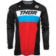 YOUTH PULSE RACER BLACK/RED/BLUE JERSEY