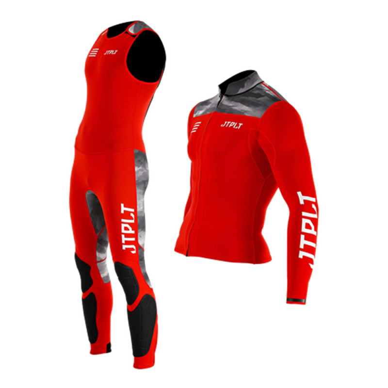 Jetpilot RX Vault John and Jacket Red/black/camo Wetsuit Jetpilot RX Vault John and Jacket Red/black/camo Wetsuit