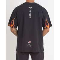 VINTAGE FLAMES SS TEE - BLK